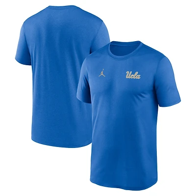 Men's Jordan Brand Blue UCLA Bruins 2025 Sideline Small Logo Legend Dri-FIT T-Shirt