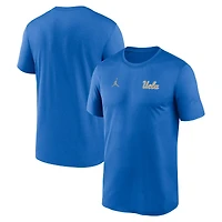 Men's Jordan Brand Blue UCLA Bruins 2025 Sideline Small Logo Legend Dri-FIT T-Shirt