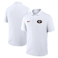 Men's Nike White Georgia Bulldogs Primetime Victory Primary Logo Performance Polo