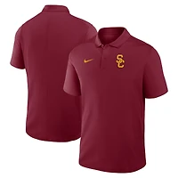Men's Nike Cardinal USC Trojans Primetime Victory Primary Logo Performance Polo