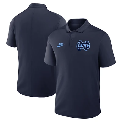 Men's Nike Navy North Carolina Tar Heels Primetime Victory Legacy Vault Logo Performance Polo