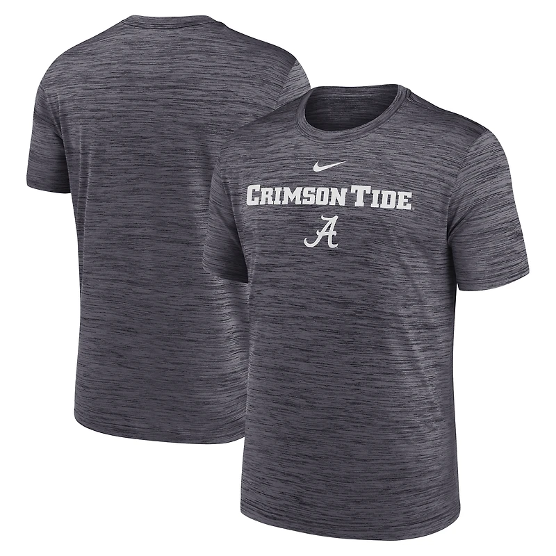 Men's Nike Black Alabama Crimson Tide 2025 Sideline Velocity Dri-FIT T-Shirt