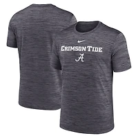 Men's Nike Black Alabama Crimson Tide 2025 Sideline Velocity Dri-FIT T-Shirt