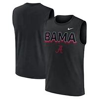 Men's Nike Black Alabama Crimson Tide Primetime Tricode Legend Dri-FIT Tank Top