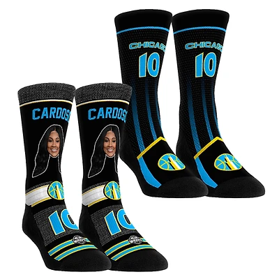 Youth Rock Em Socks Kamilla Cardoso Chicago Sky Pro-Player Two-Pack Crew Socks Set