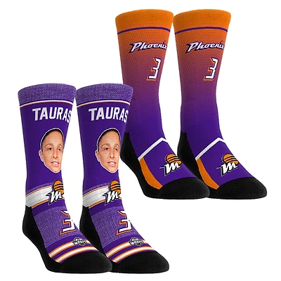 Youth Rock Em Socks Diana Taurasi Phoenix Mercury Pro-Player Two-Pack Crew Socks Set
