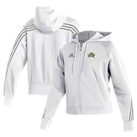 Women's adidas  White Northern Kentucky University Norse Fashion Full-Zip Hoodie