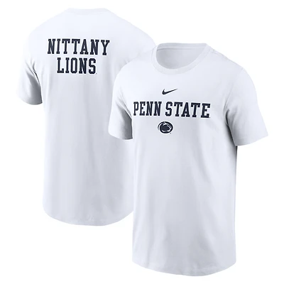 Men's Nike White Penn State Nittany Lions 2-Hit Stacked T-Shirt