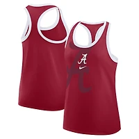 Women's Nike Crimson Alabama Crimson Tide Primetime Tri-Blend Racerback Tank Top