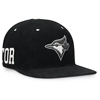Men's Nike  Black Toronto Blue Jays Pro Corduroy Structured Snapback Hat