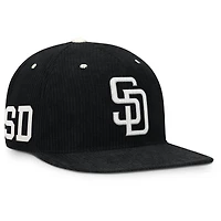 Men's Nike  Black San Diego Padres Pro Corduroy Structured Snapback Hat