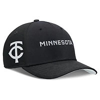 Men's Nike  Black Minnesota Twins Rise Performance Adjustable Hat