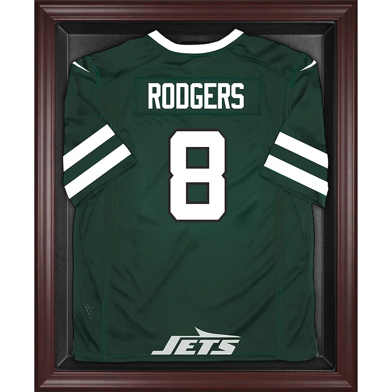 New York Jets Mahogany Framed Jersey Display Case