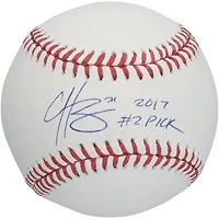 Hunter Greene Cincinnati Reds Autographed Baseball with "2017 #2 Pick" Inscription