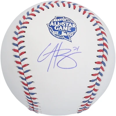 Hunter Greene Cincinnati Reds Autographed 2024 MLB All-Star Game Logo Baseball