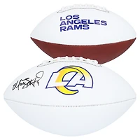 Matthew Stafford Los Angeles Rams Autographed Franklin White Panel Football