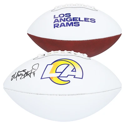 Matthew Stafford Los Angeles Rams Autographed Franklin White Panel Football