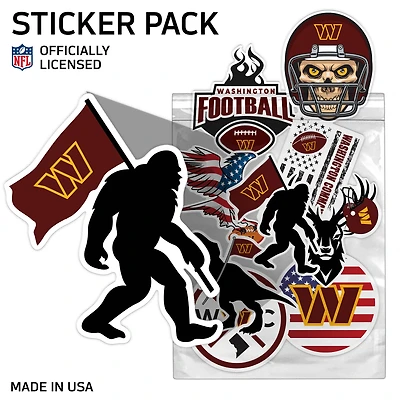 Washington Commanders Assorted Sticker Pack