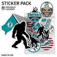 Miami Dolphins Assorted Sticker Pack