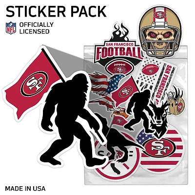 San Francisco 49ers Assorted Sticker Pack