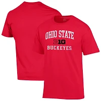 Men's Champion Scarlet Ohio State Buckeyes Big Ten T-Shirt