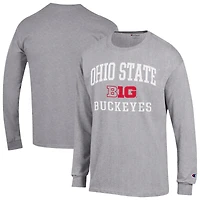 Men's Champion Ohio State Buckeyes Big Ten Long Sleeve T-Shirt