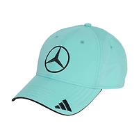 Women's adidas Aqua Mercedes-AMG Petronas F1 Team Driver Wear Adjustable Hat