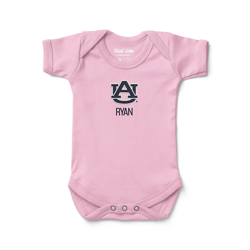 Newborn & Infant Chad Jake Auburn Tigers Personalized Team Logo Bodysuit