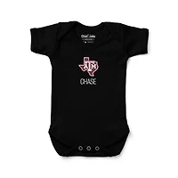 Newborn & Infant Chad Jake Texas A&M Aggies Personalized Team Logo Bodysuit