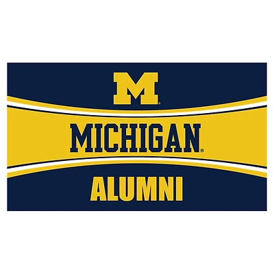 Michigan Wolverines 28" x 16" Alumni Trapper Door Mat