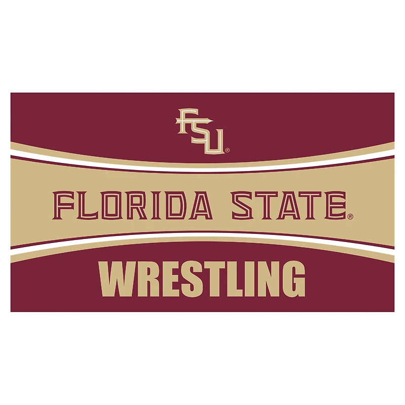 Florida State Seminoles 28" x 16" Wrestling Trapper Door Mat