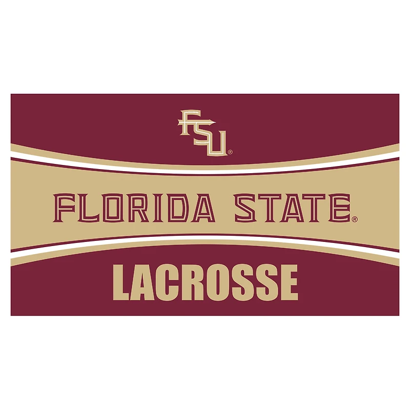 Florida State Seminoles 28" x 16" Lacrosse Trapper Door Mat