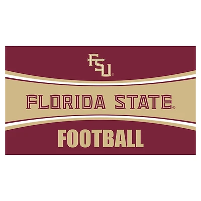 Florida State Seminoles 28" x 16" Football Trapper Door Mat