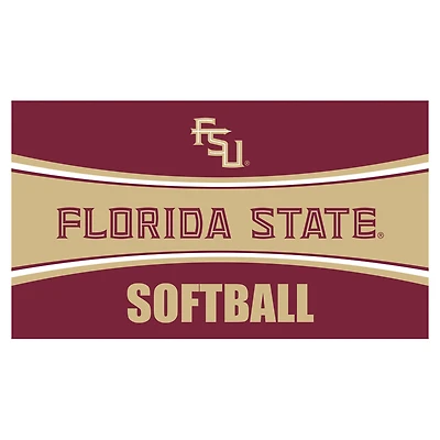 Florida State Seminoles 28" x 16" Softball Trapper Door Mat