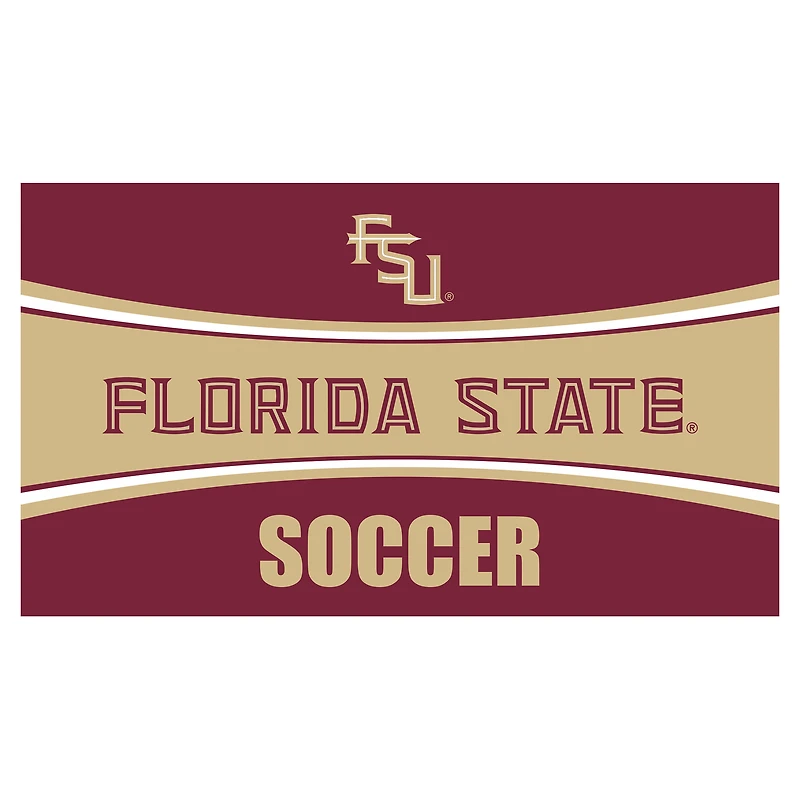 Florida State Seminoles 28" x 16" Soccer Trapper Door Mat