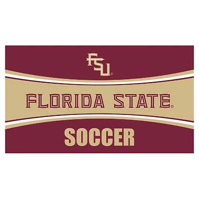 Florida State Seminoles 28" x 16" Soccer Trapper Door Mat