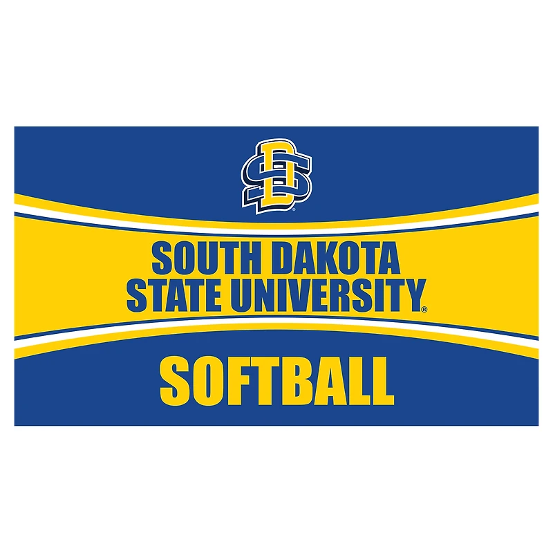 South Dakota State Jackrabbits 28" x 16" Softball Trapper Door Mat