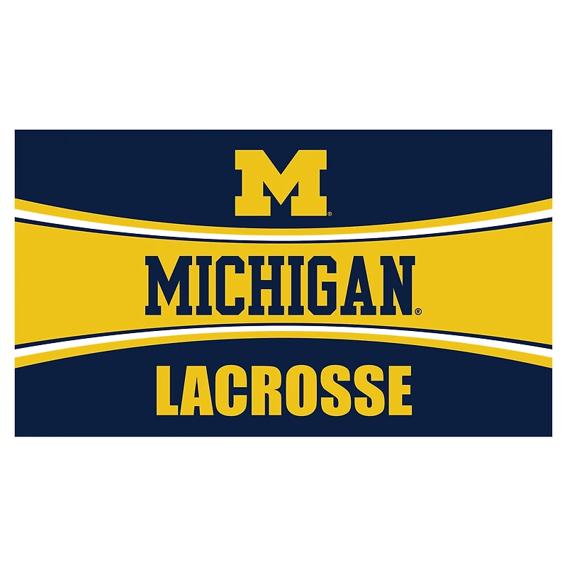 Michigan Wolverines 28" x 16" Lacrosse Trapper Door Mat