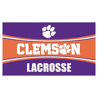 Clemson Tigers 28" x 16" Lacrosse Trapper Door Mat