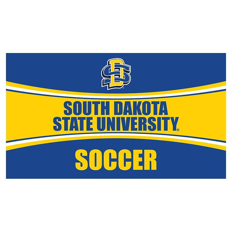 South Dakota State Jackrabbits 28" x 16" Soccer Trapper Door Mat