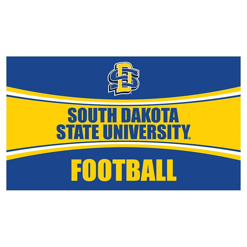 South Dakota State Jackrabbits 28" x 16" Football Trapper Door Mat