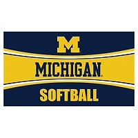 Michigan Wolverines 28" x 16" Softball Trapper Door Mat