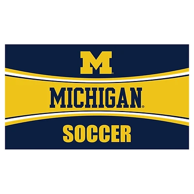 Michigan Wolverines 28" x 16" Soccer Trapper Door Mat
