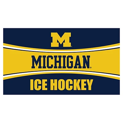 Michigan Wolverines 28" x 16" Ice Hockey Trapper Door Mat