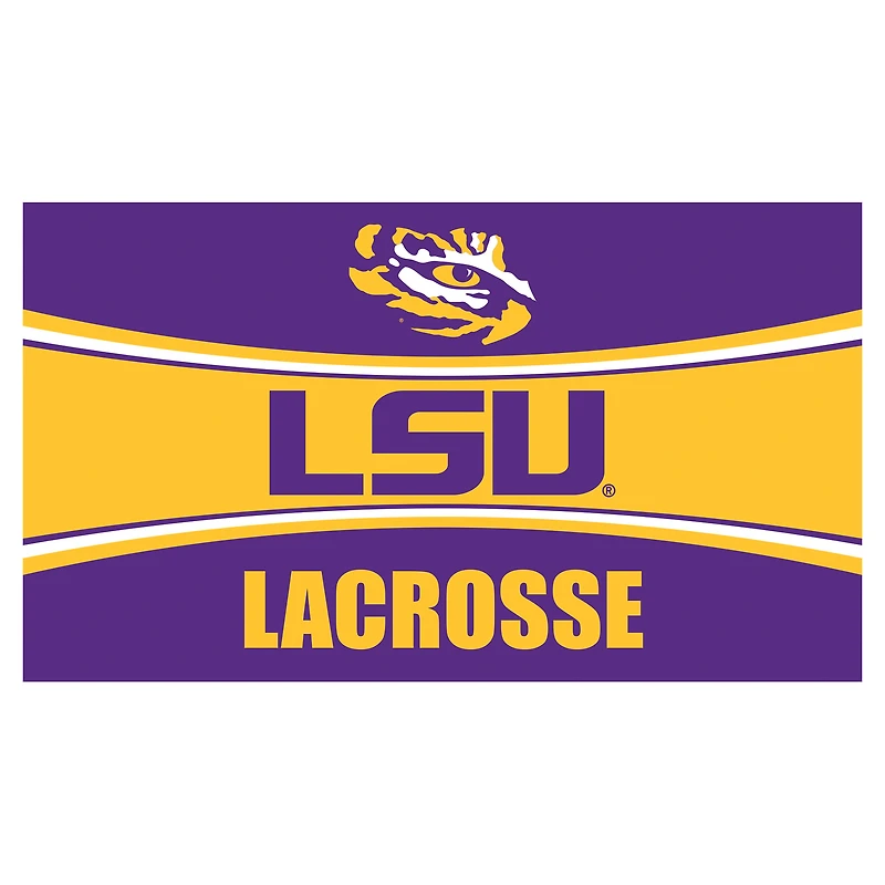 LSU Tigers 28" x 16" Lacrosse Trapper Door Mat