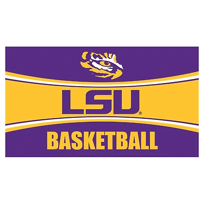 LSU Tigers 28" x 16" Basketball Trapper Door Mat