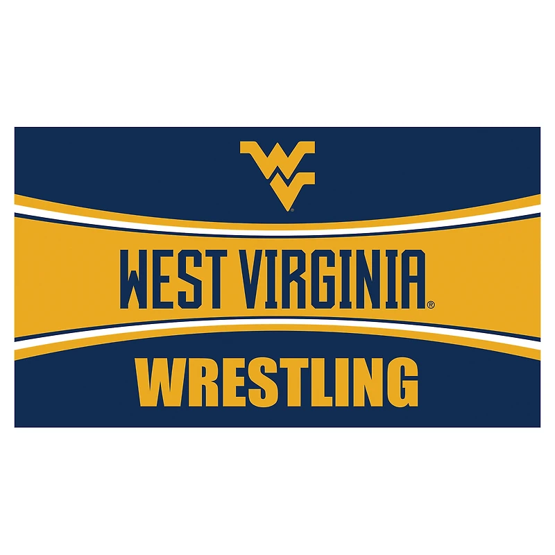 West Virginia Mountaineers 28" x 16" Wrestling Trapper Door Mat
