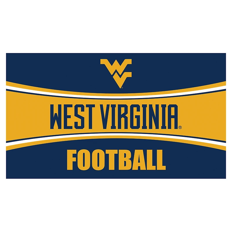 West Virginia Mountaineers 28" x 16" Football Trapper Door Mat