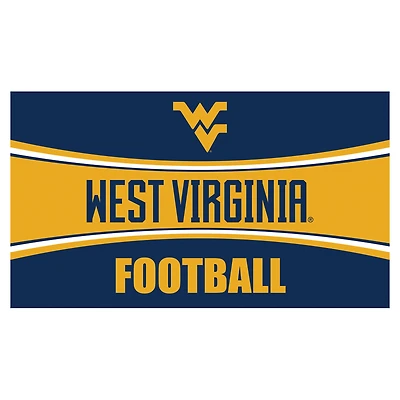 West Virginia Mountaineers 28" x 16" Football Trapper Door Mat
