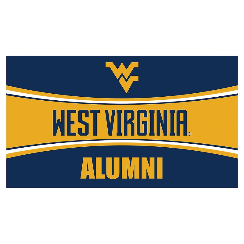 West Virginia Mountaineers 28" x 16" Alumni Trapper Door Mat